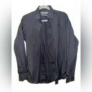 Black Slim Fit Dress shirt
